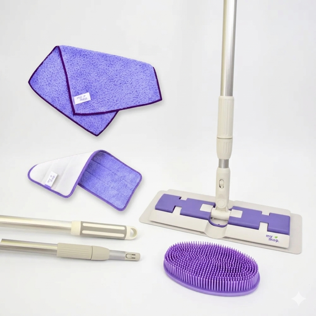 Mop + Silicone Purple
